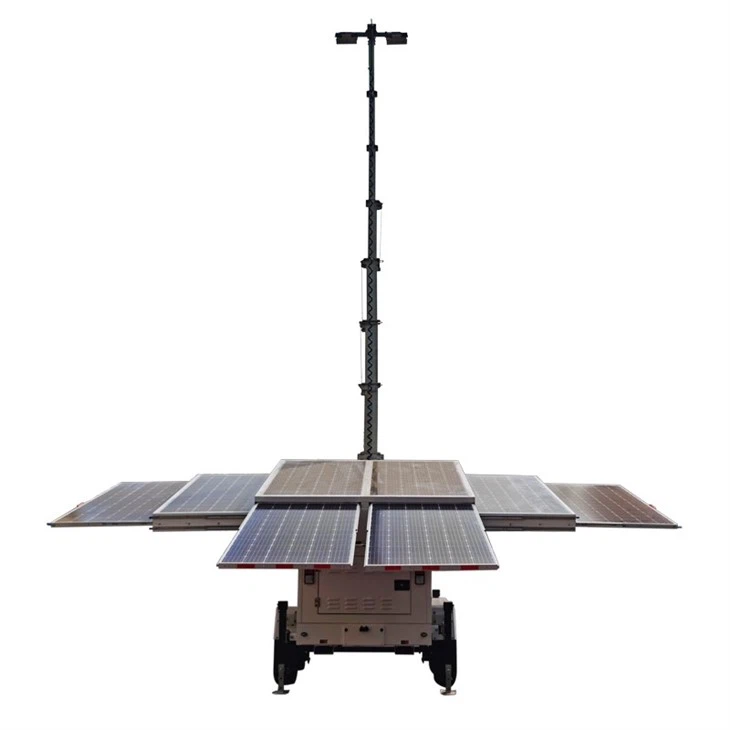 Mobile Solar Trailer For Water Pump