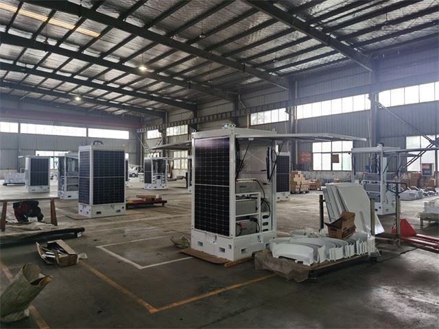 Cuboid Mobile CCTV Towers For Sports Event