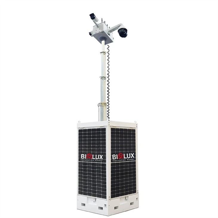 Cuboid Mobile CCTV Towers For Sports Event