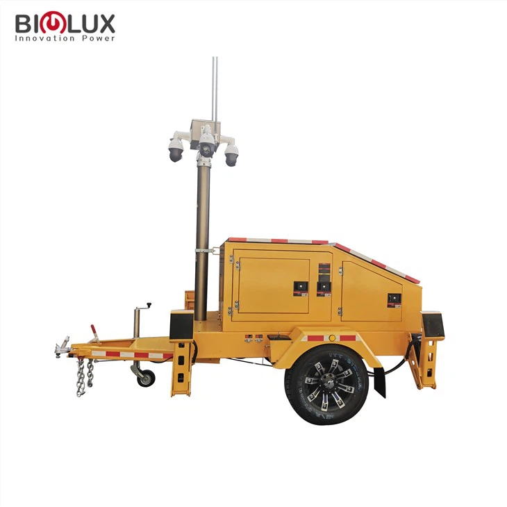 Hybrid CCTV Tower Dengan Solar Generator