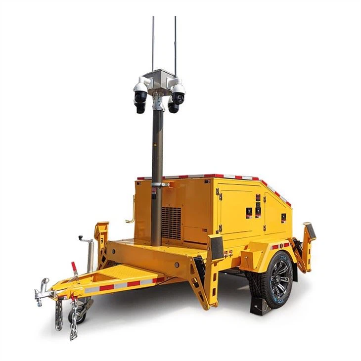 Hybrid CCTV Tower With Solar Generator