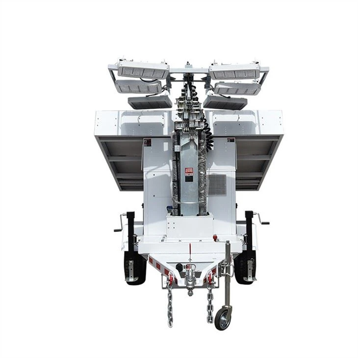 Mobile Solar Power Generator For Agriculture