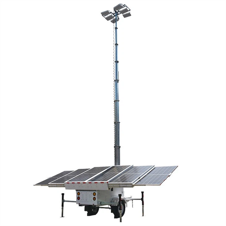 Solar Light Tower For Mining