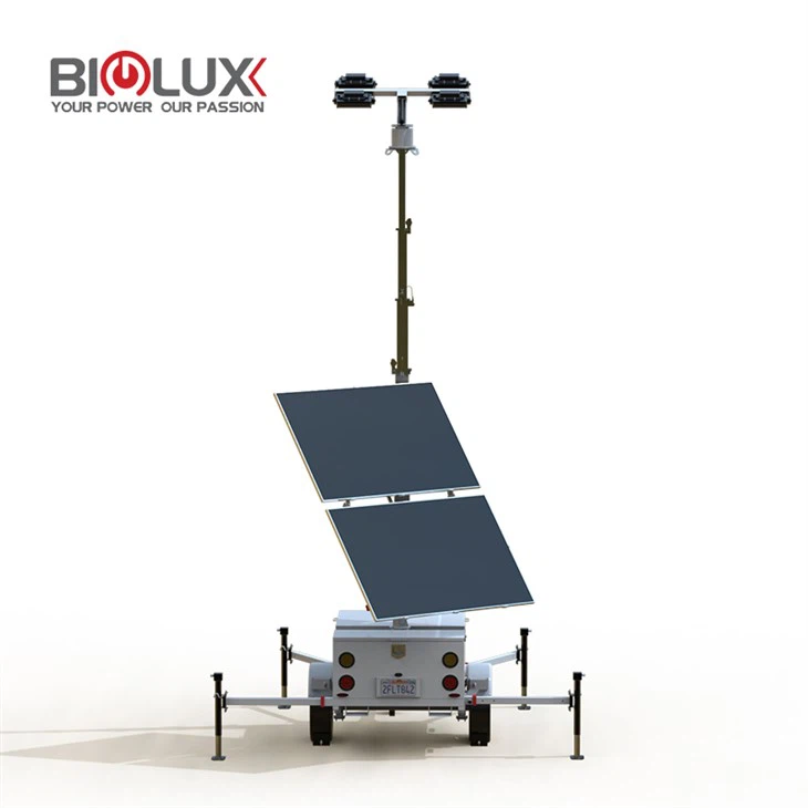 Rapid-Deployment Solar Light Tower